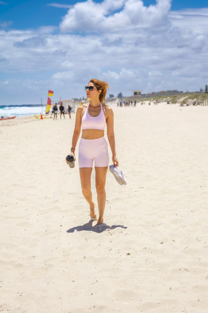 Blush Sculpt Seam Workout/Yoga Set