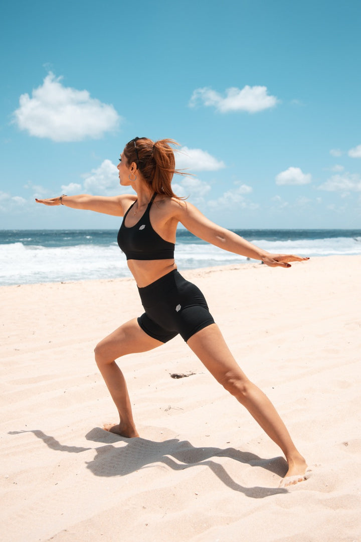 Midnight Sculpt-Seam Workout/Yoga Combo Set